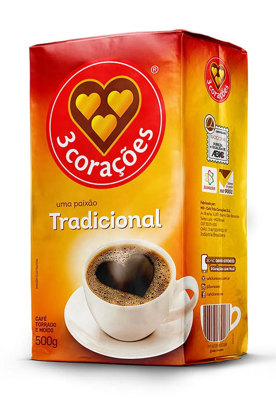 3 CORAÇÕES CAFÉ - TRADICIONAL 500g