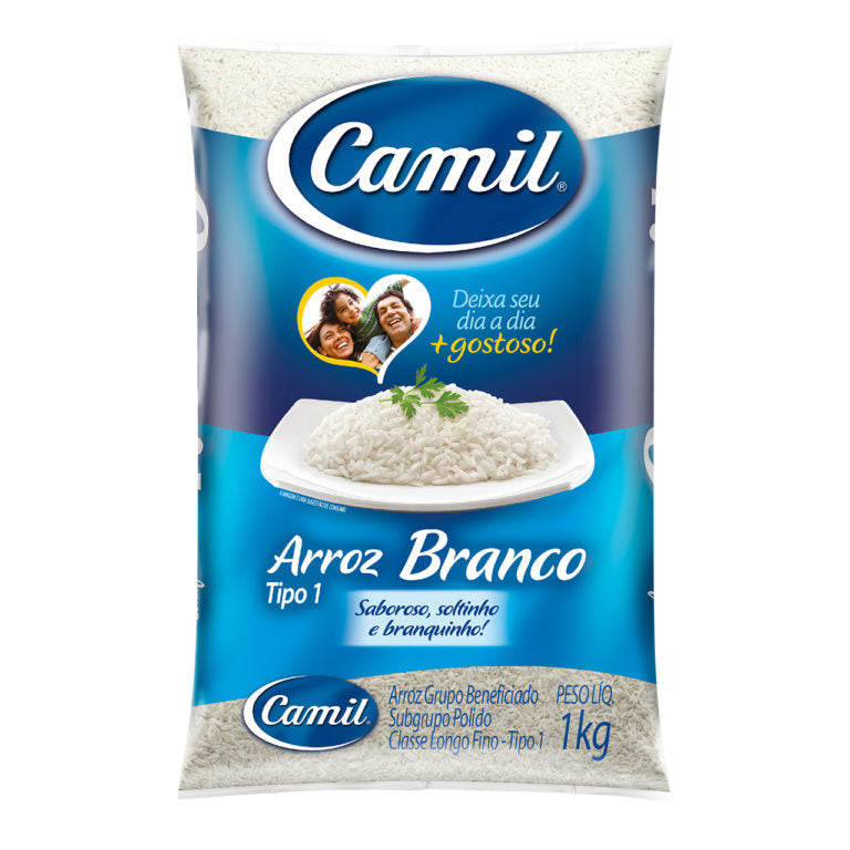 ARROZ BRANCO CAMIL T1 6X5KG
