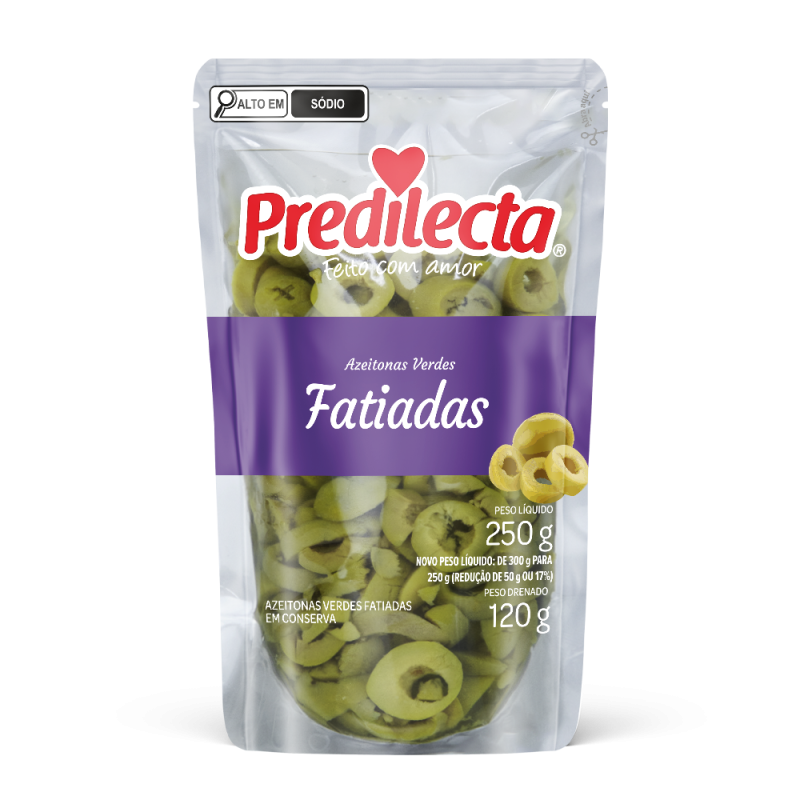 AZEITONA VERDE FATIADA PREDILECTA VD 12x160G
