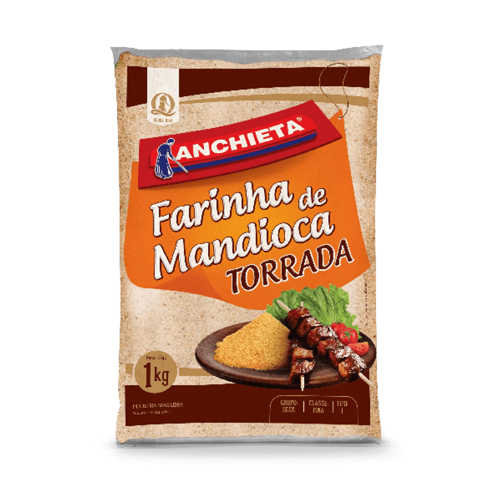 Anchieta Farinha de Mandioca Torrada