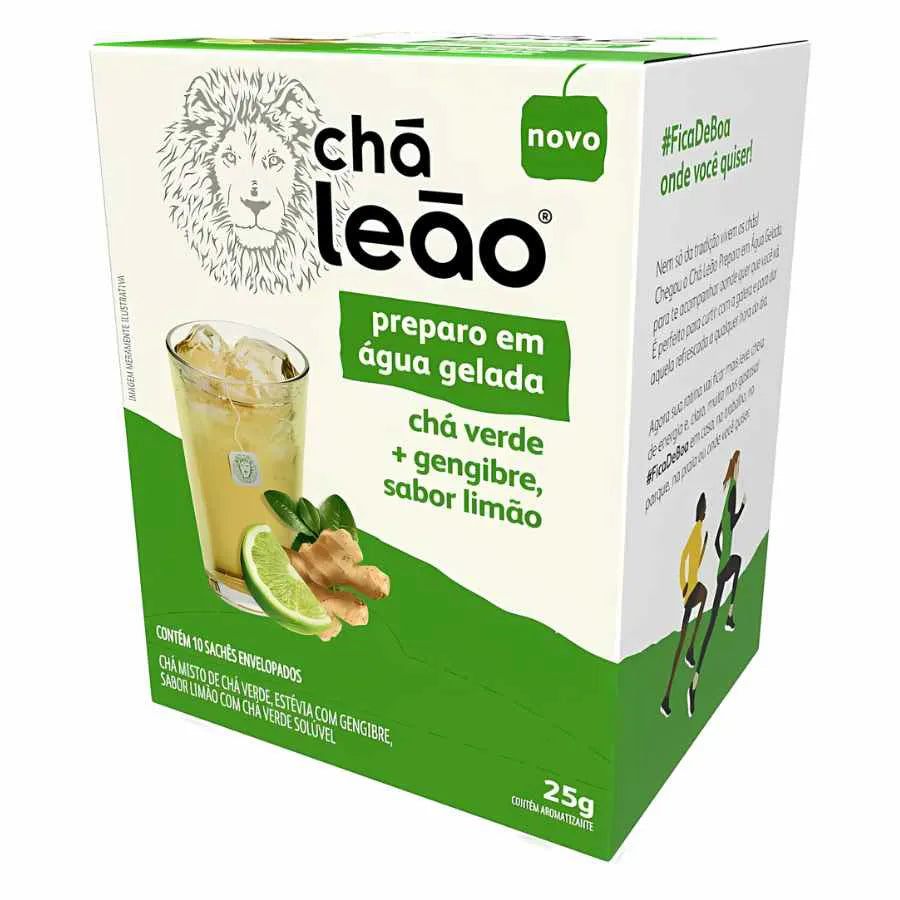 CHA LEAO COLD BREW VERDE C GENGIBRE & LIMAO
