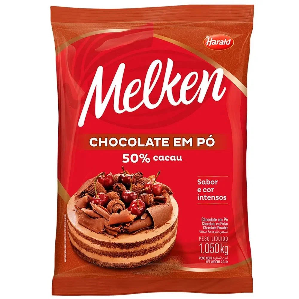 CHOCOLATE EM PO MELKEN 50% HARALD