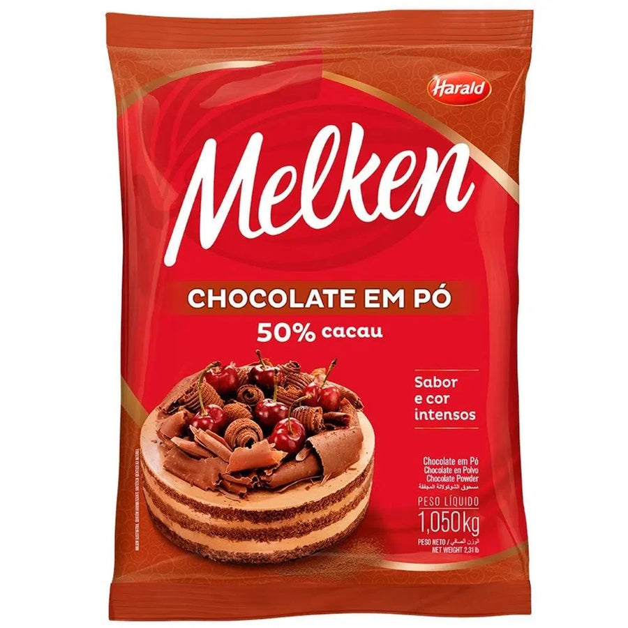 CHOCOLATE EM PO MELKEN 50% HARALD