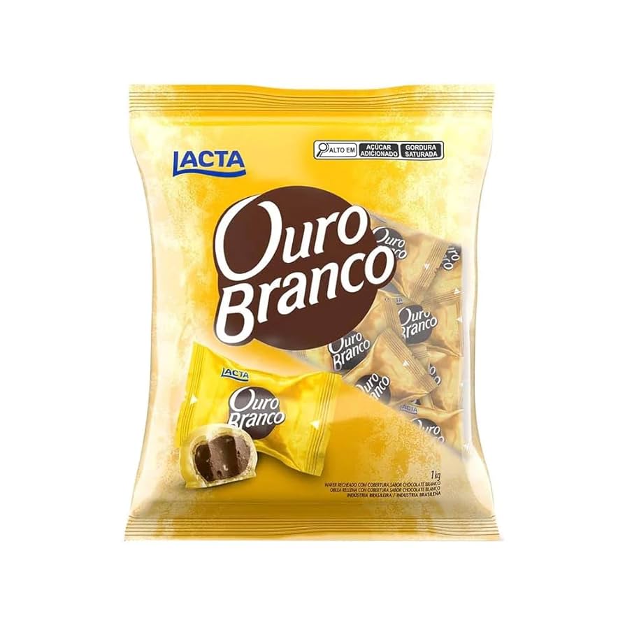 CHOCOLATE LACTA - OURO BRANCO 1KG