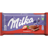 CHOCOLATE MILKA CREAM STRAWBERRY - 100g  Chocolate