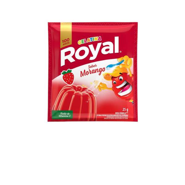 Gelatina Royal Morango