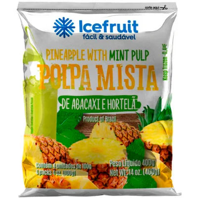 Ice Fruit Abacaxi/Hortela Pulp 400g