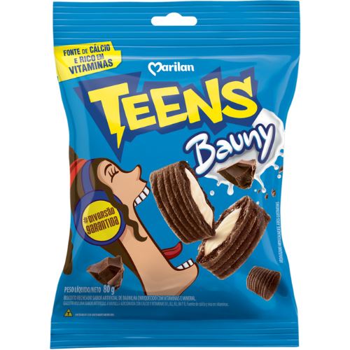 MARILAN BISCO TEENS - BAUNILHA 80g
