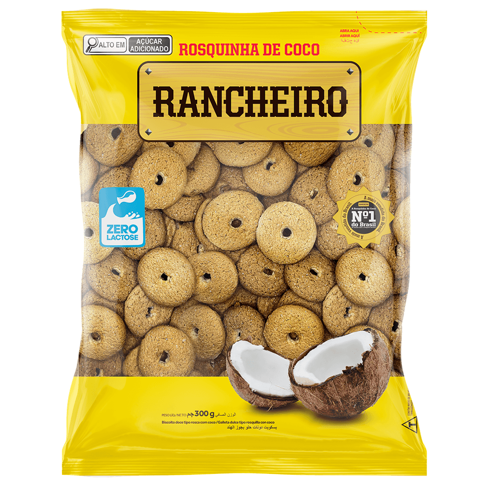 RANCHEIRO - ROSQUINHA DE COCO 300g