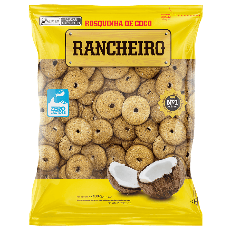 RANCHEIRO - ROSQUINHA DE COCO 300g