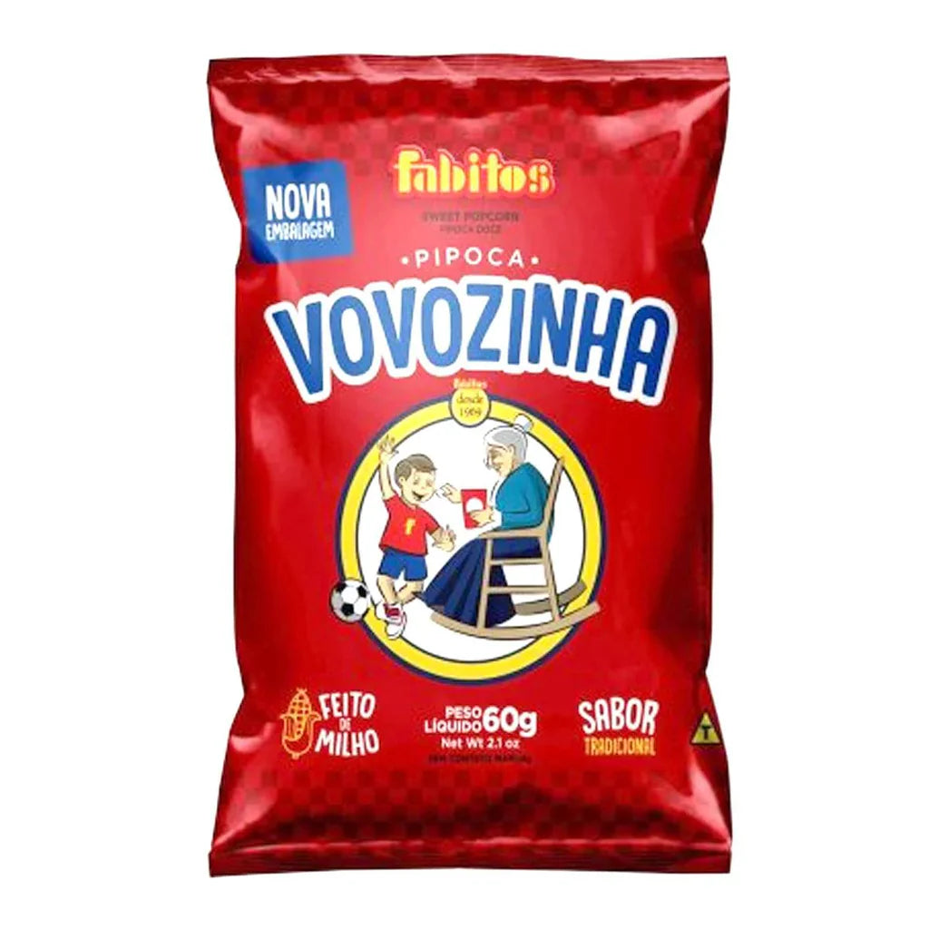 Vovozinha Pipoca Doce 60Gr