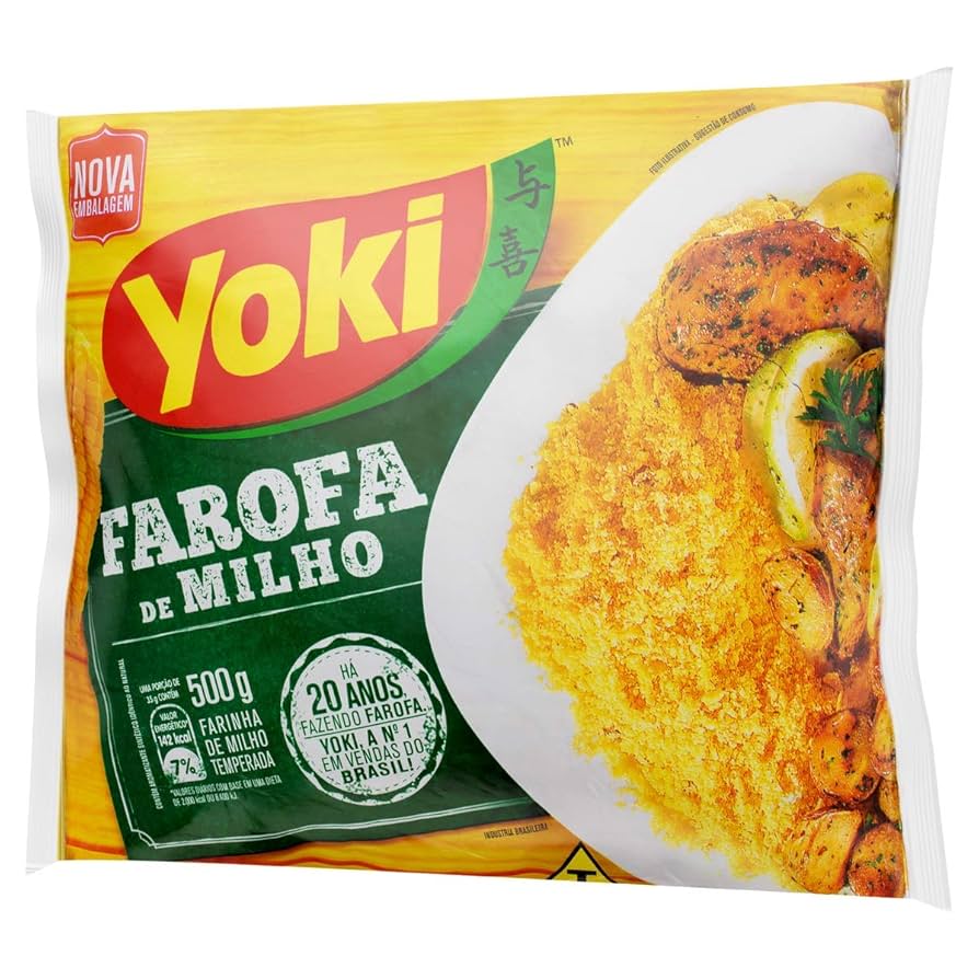 Yoki Farofa Pronta Milho 500g 25199